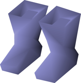 Blue boots