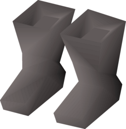 Grey boots