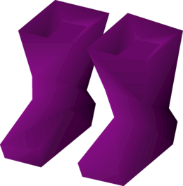 Purple boots
