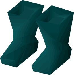 Teal boots