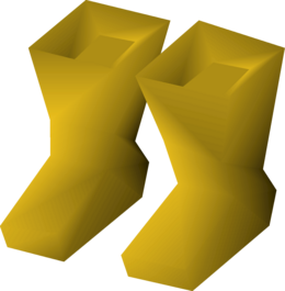 Yellow boots
